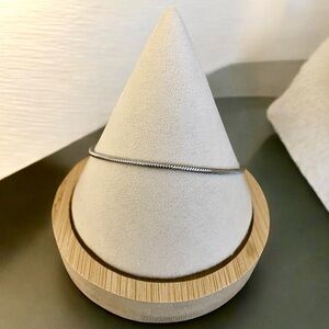 Stainless Steel snake 8 inch 2mm width bracelet - Silver